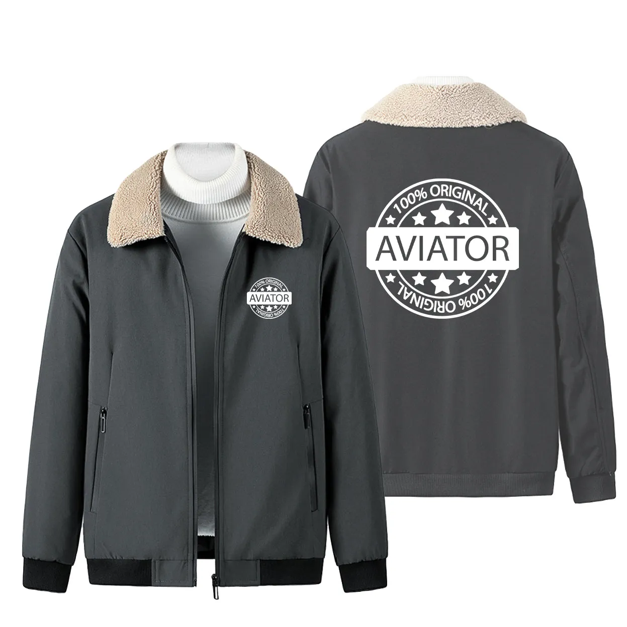 100 Original Aviator Designed Winter Bomber Jackets