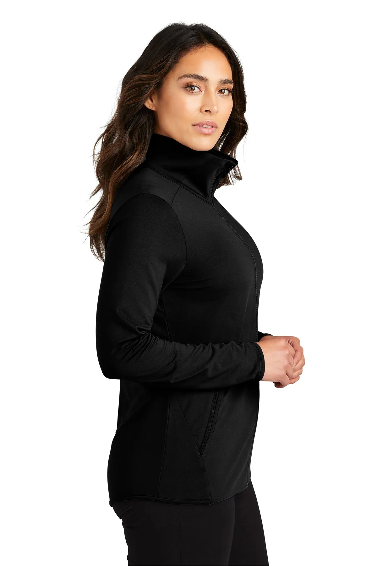 Accord Pop Collar Zip-Up - Black (Ships in 1-2 Weeks)