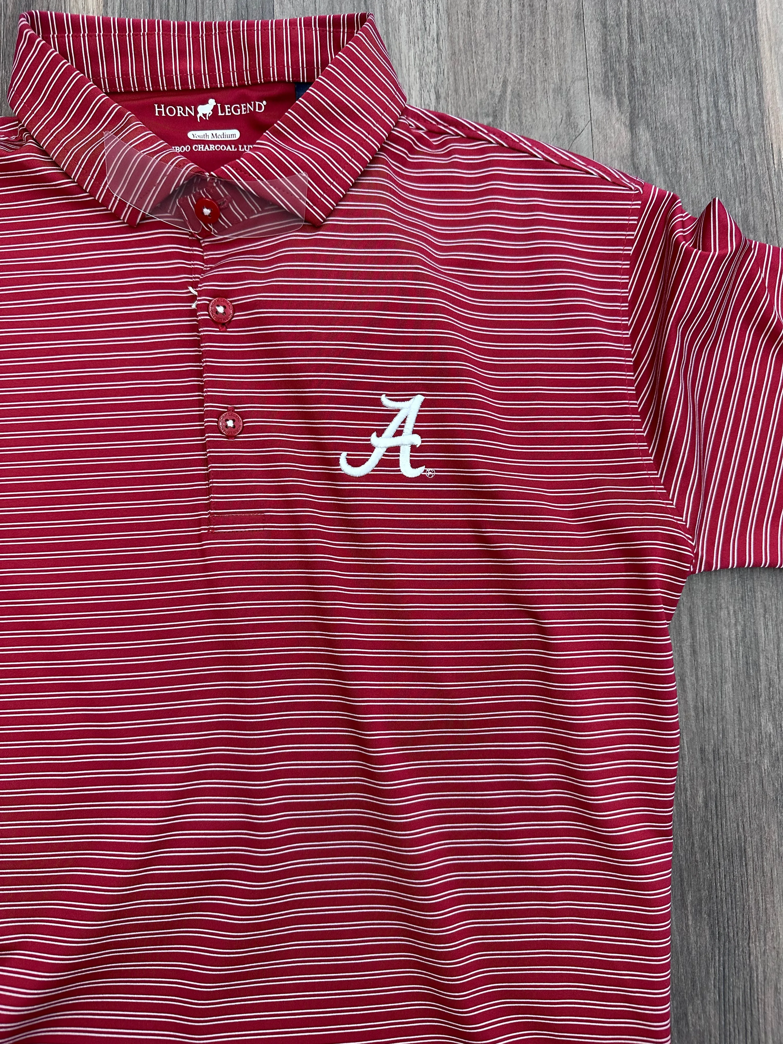 Alabama Striped Youth Polo