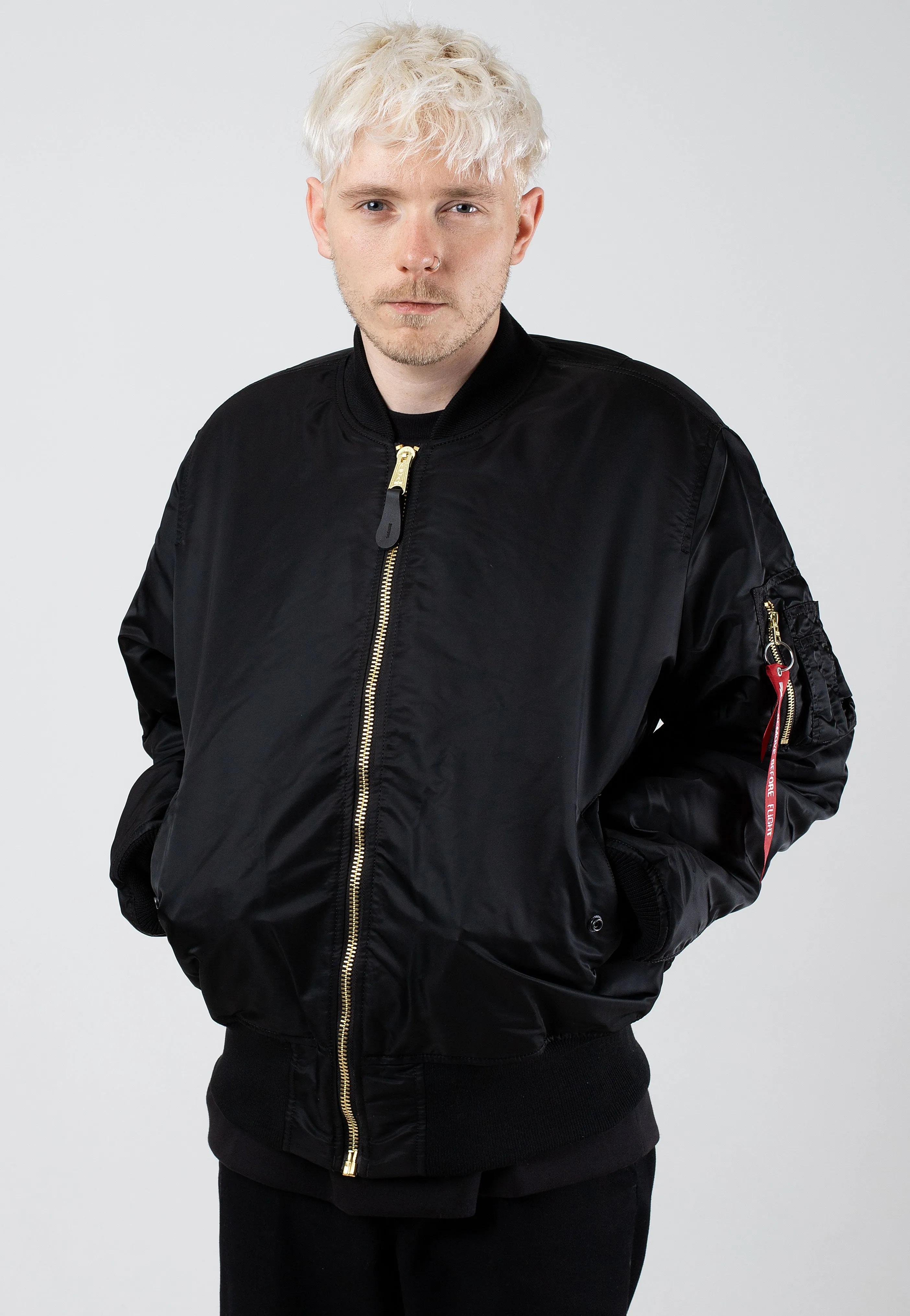 Alpha Industries - MA 1 Black - Jacket