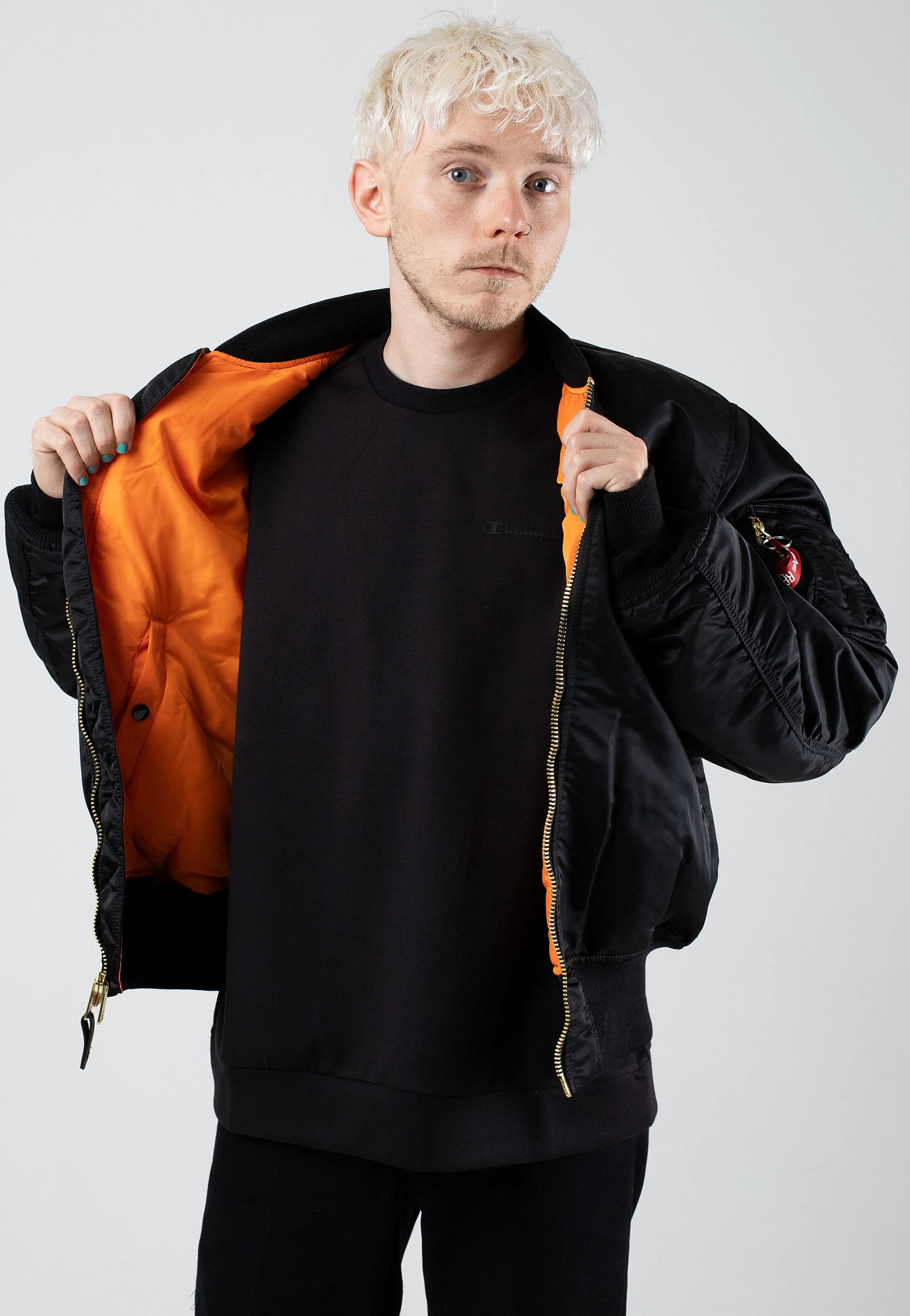 Alpha Industries - MA 1 Black - Jacket