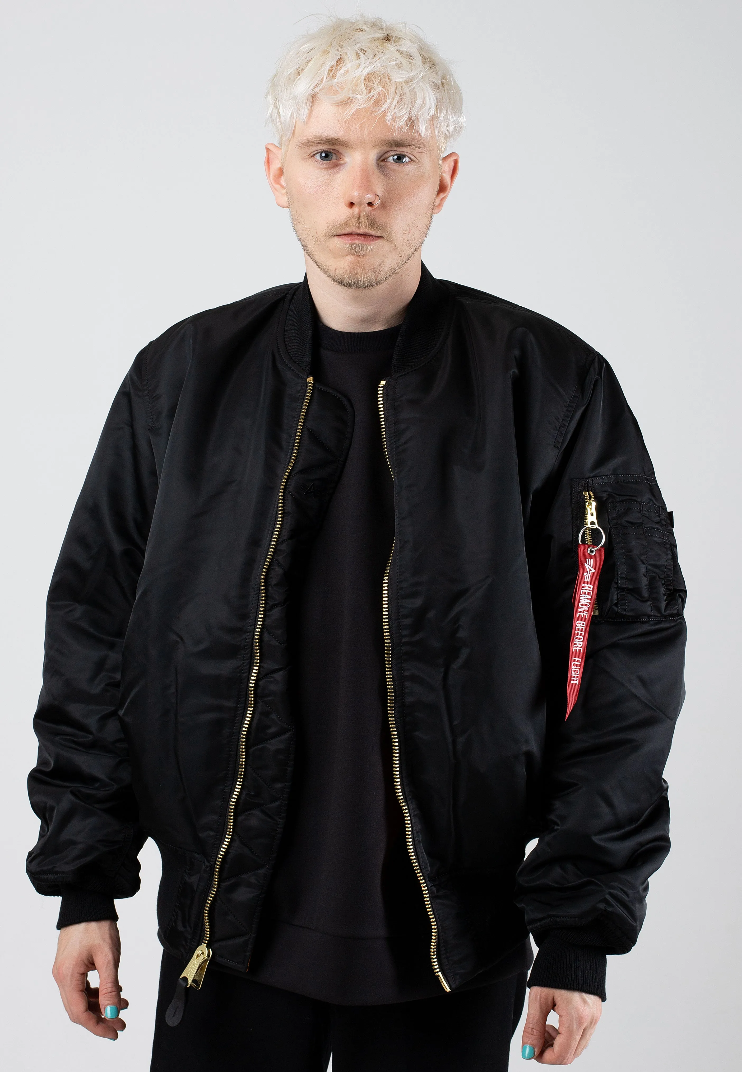 Alpha Industries - MA 1 Black - Jacket