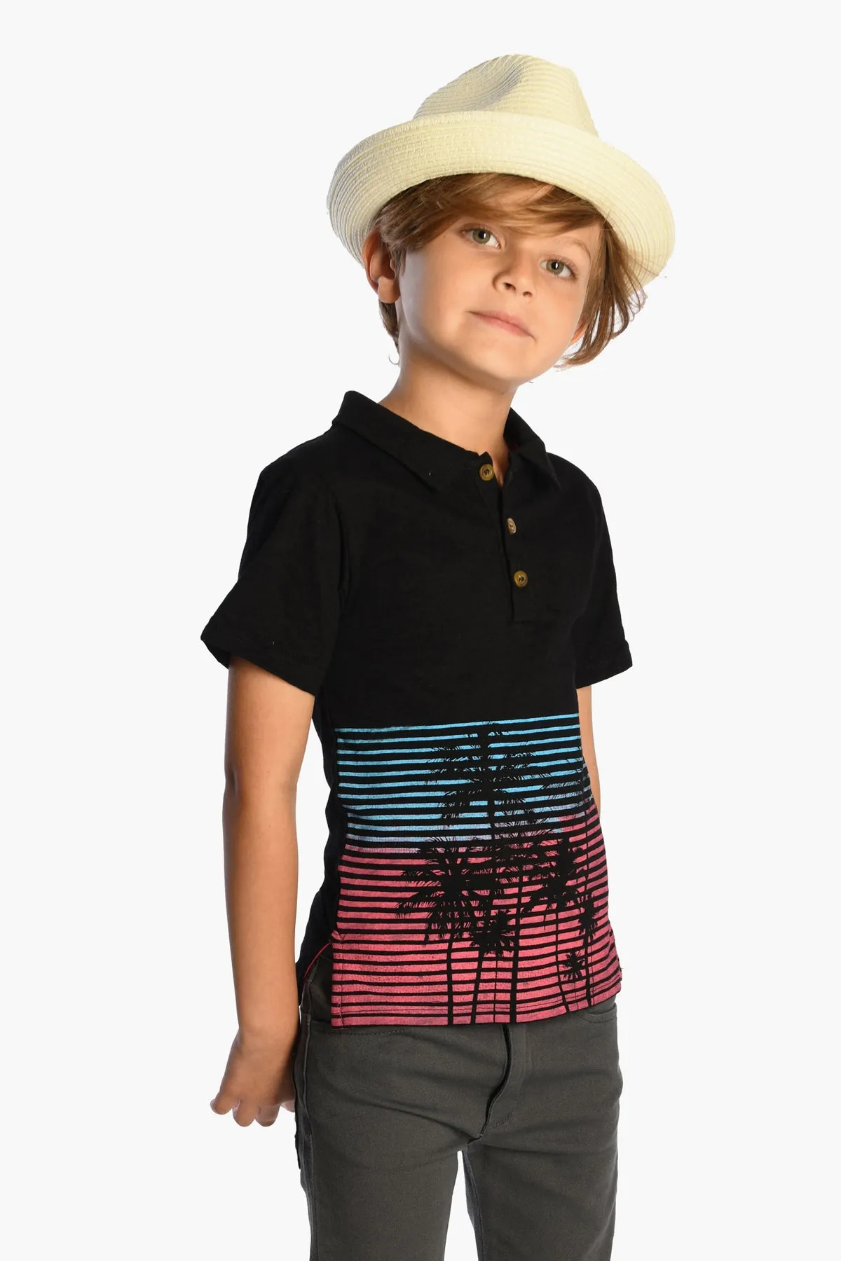 Appaman Fairbanks Boys Polo - Sun Up (Size 3 left)