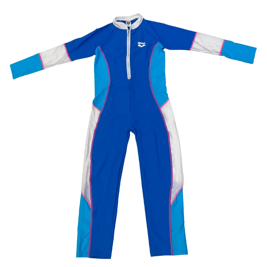 Arena Junior Long Sleeve Full Suit AUV 24365 - BL Blue