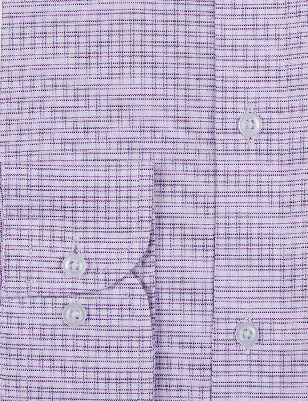 Authentic White and Purple Check Shirt for Men