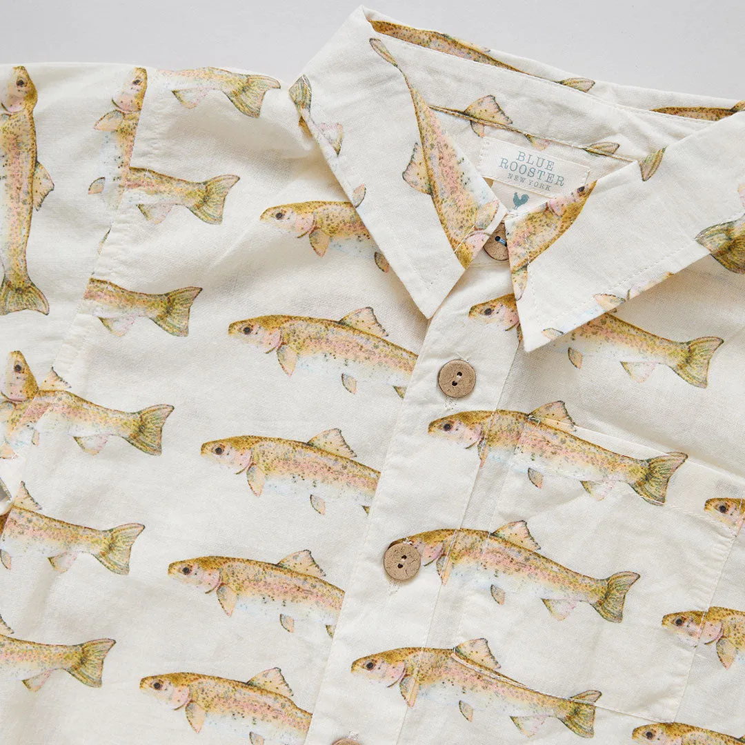 Baby Boys Jack Shirt - Rainbow Trout