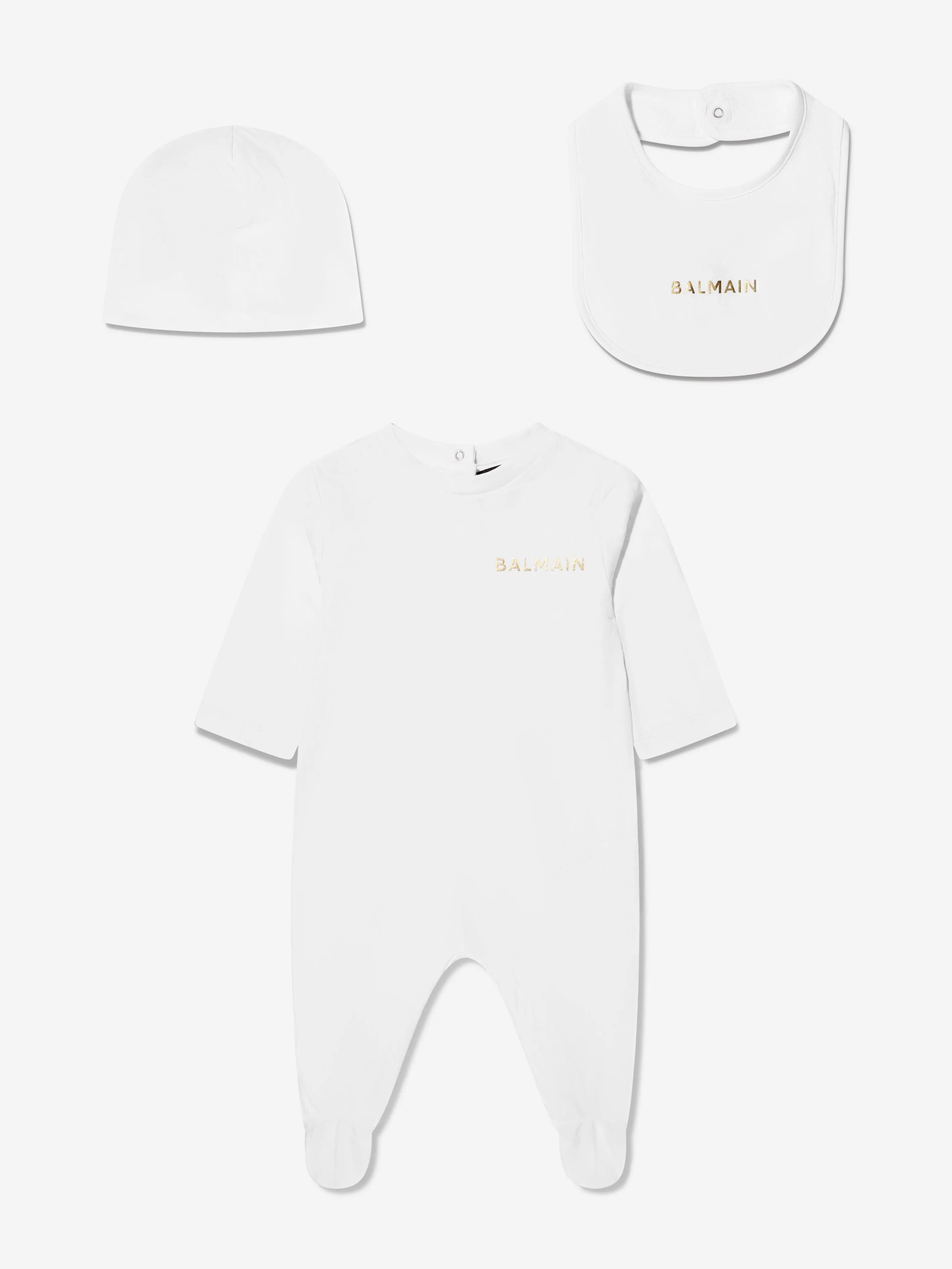 Balmain Baby Gift Set in White