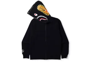 BAPE X OVO REVERSIBLE FULL ZIP HOODIE  BLACK