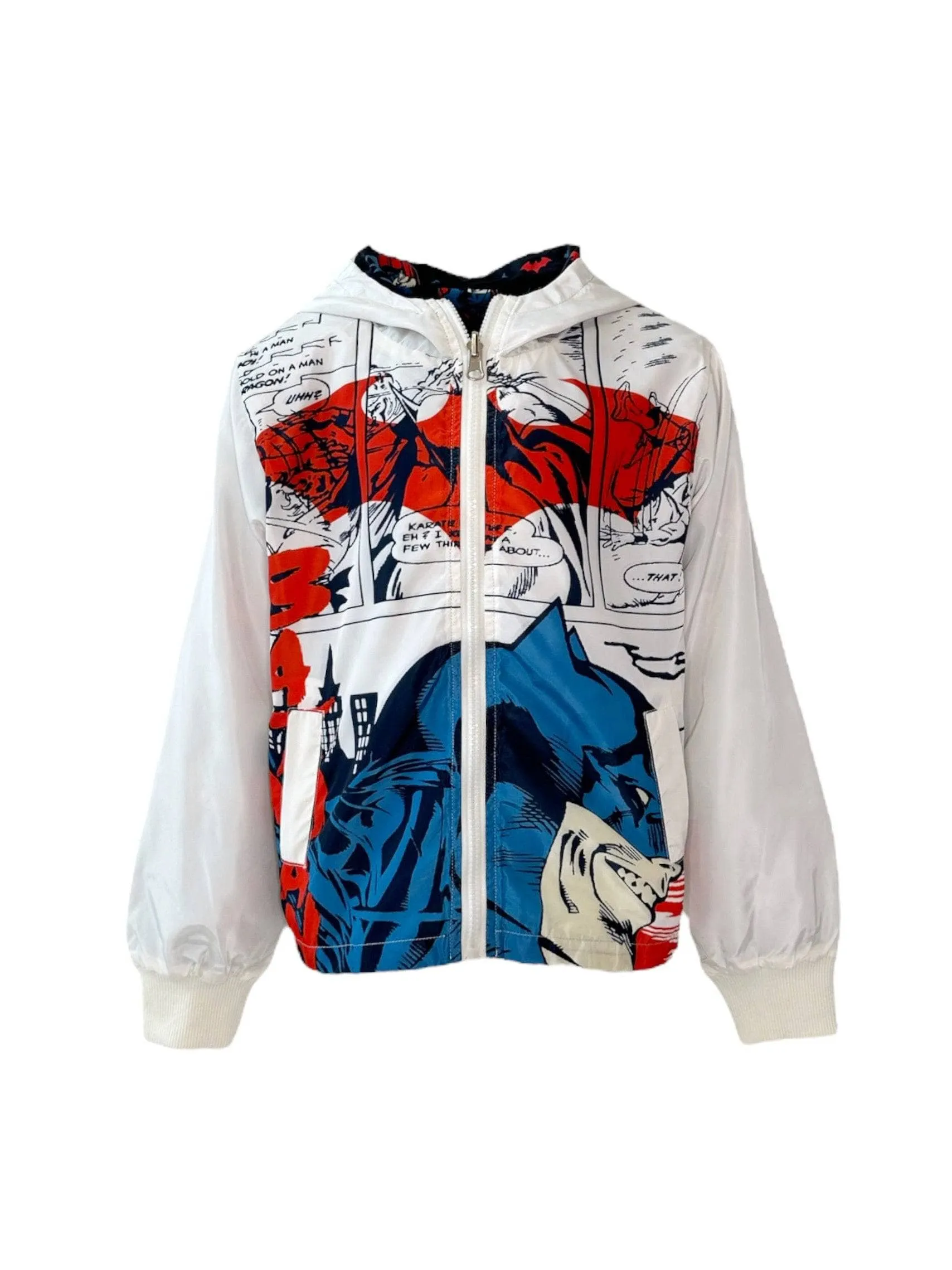 Batman™ Comic Windbreaker (White)