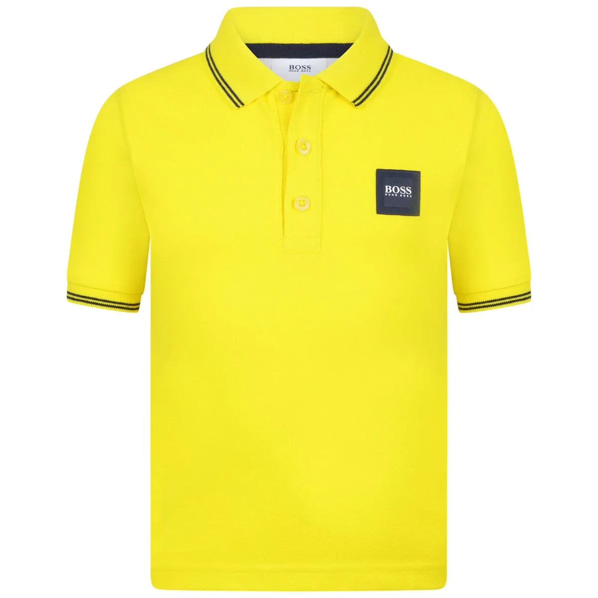 BOSS Boys Cotton Polo Top