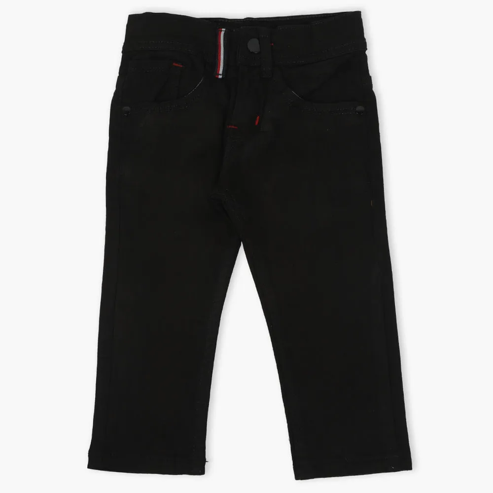 Boys Basic Denim Pant - Black