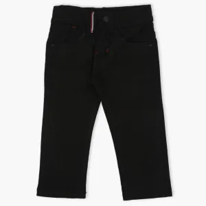 Boys Basic Denim Pant - Black