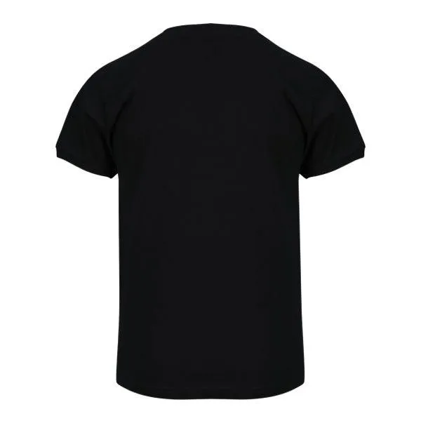 BOYS BLACK SHORT SLEEVE GRAPHIC T-SHIRT