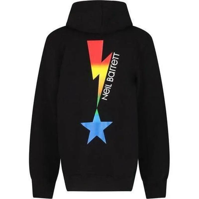 Boys Black Zip Up Hoodie