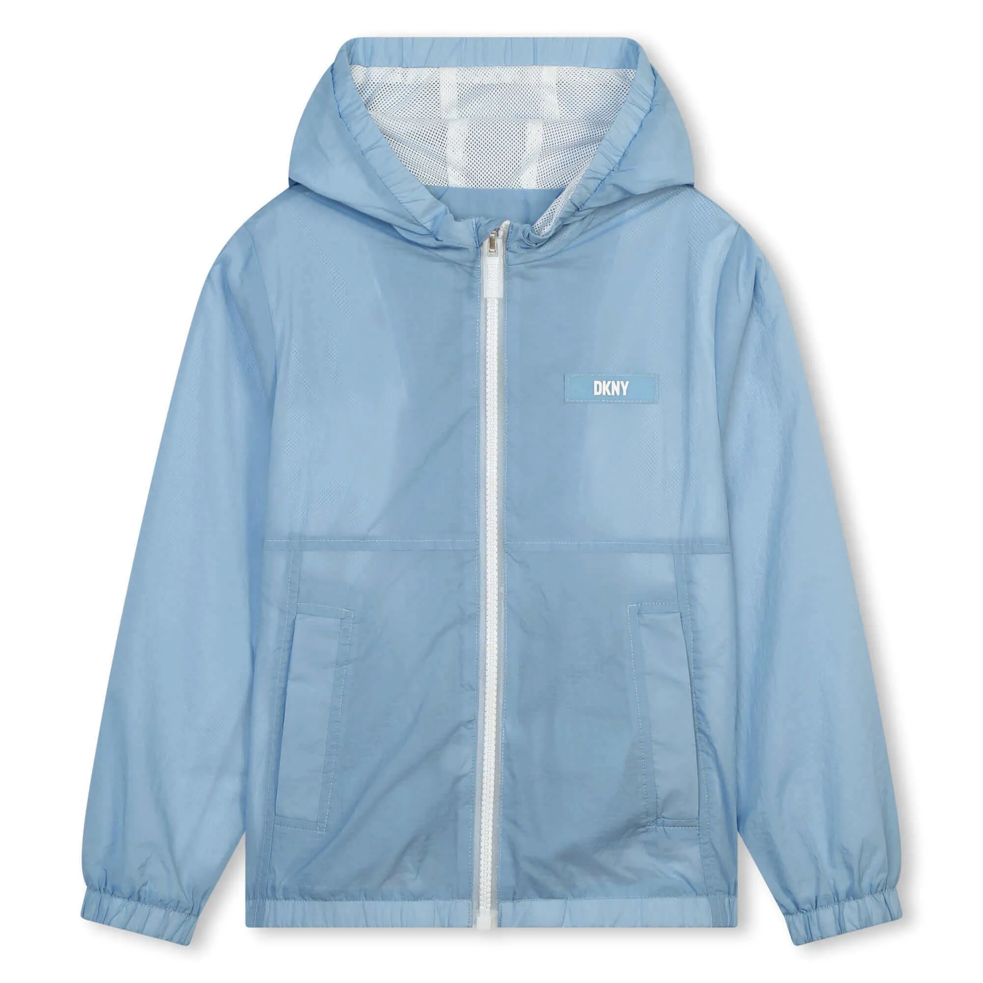 Boys Blue Zip Up Windbreaker