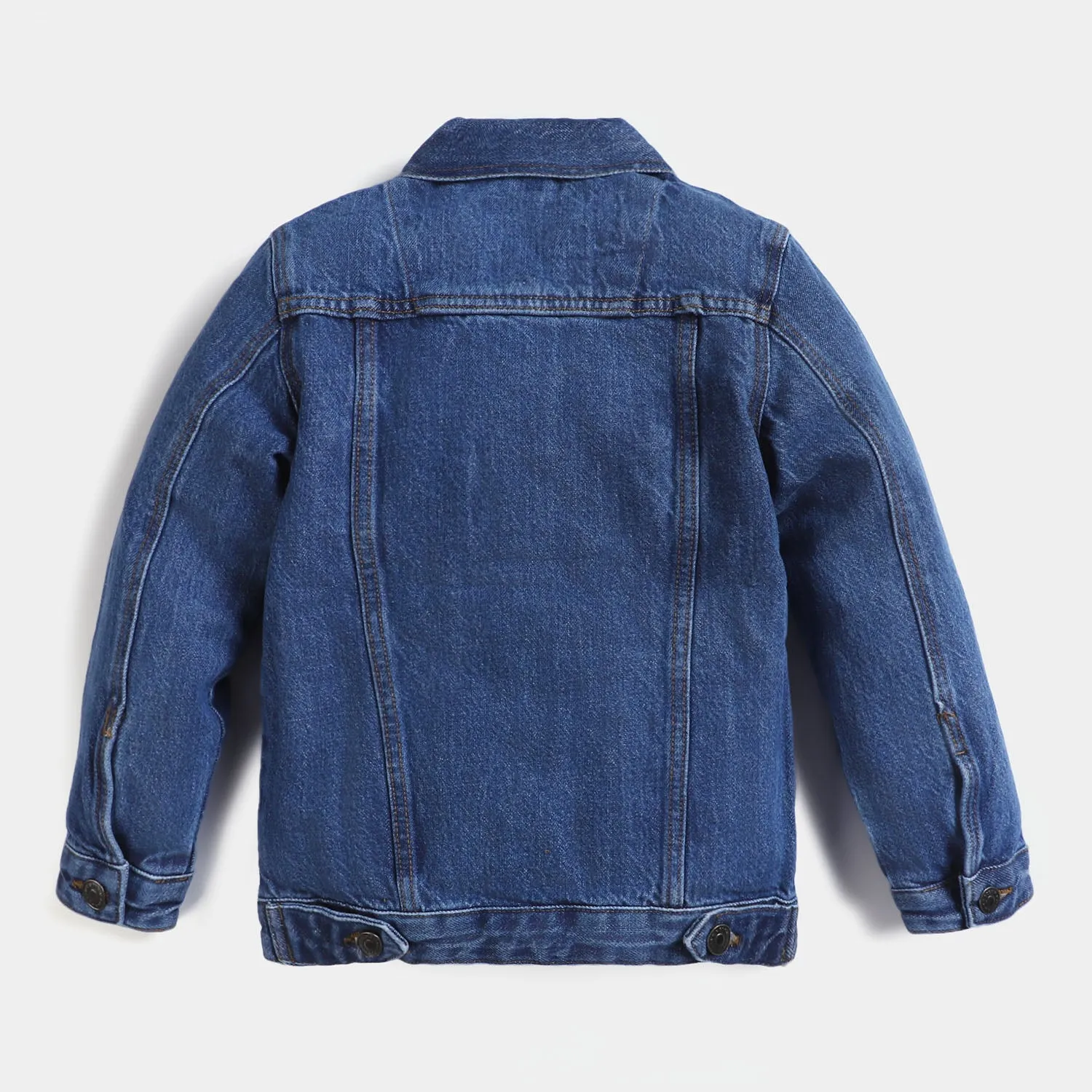 Boys Denim Jacket Basic - Mid Blue