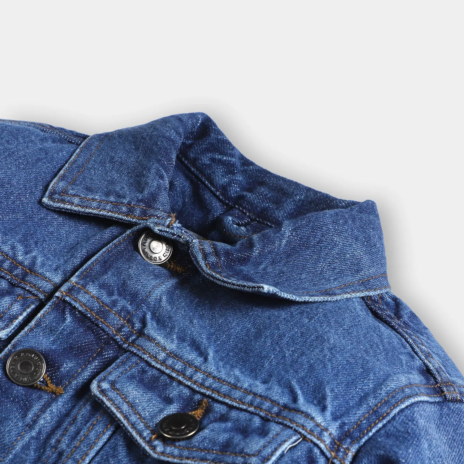 Boys Denim Jacket Basic - Mid Blue