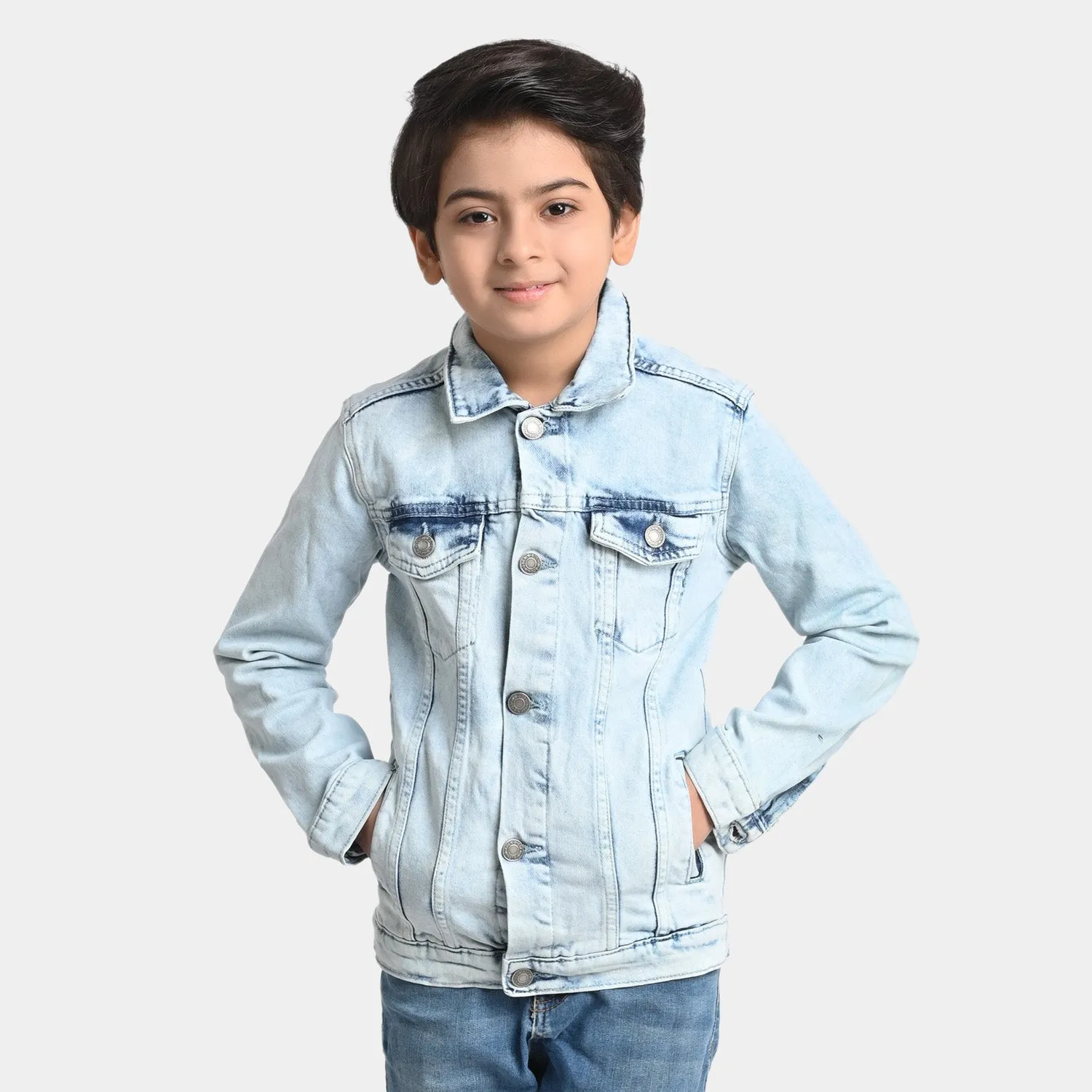 Boys Denim Jacket Eternal - Ice Blue