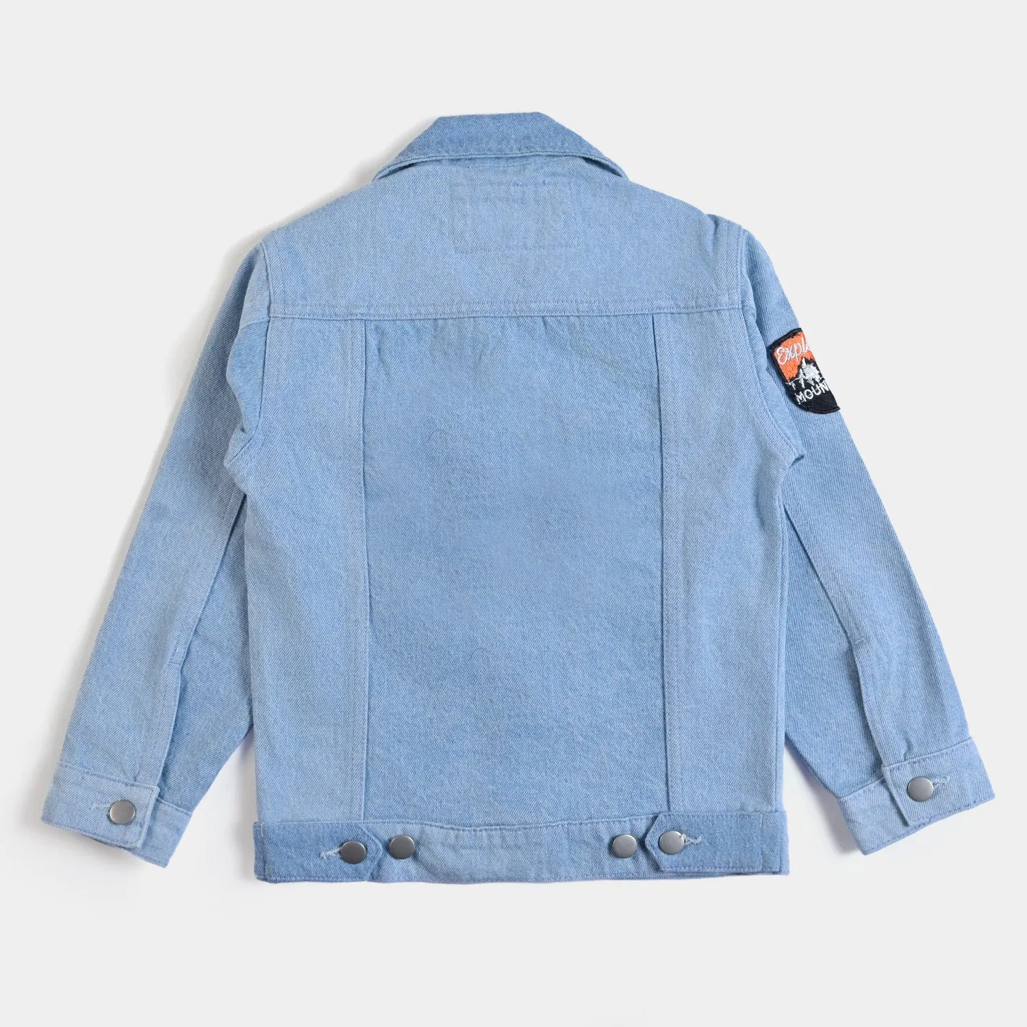 Boys Denim Jacket Outdoor-Ice Blue