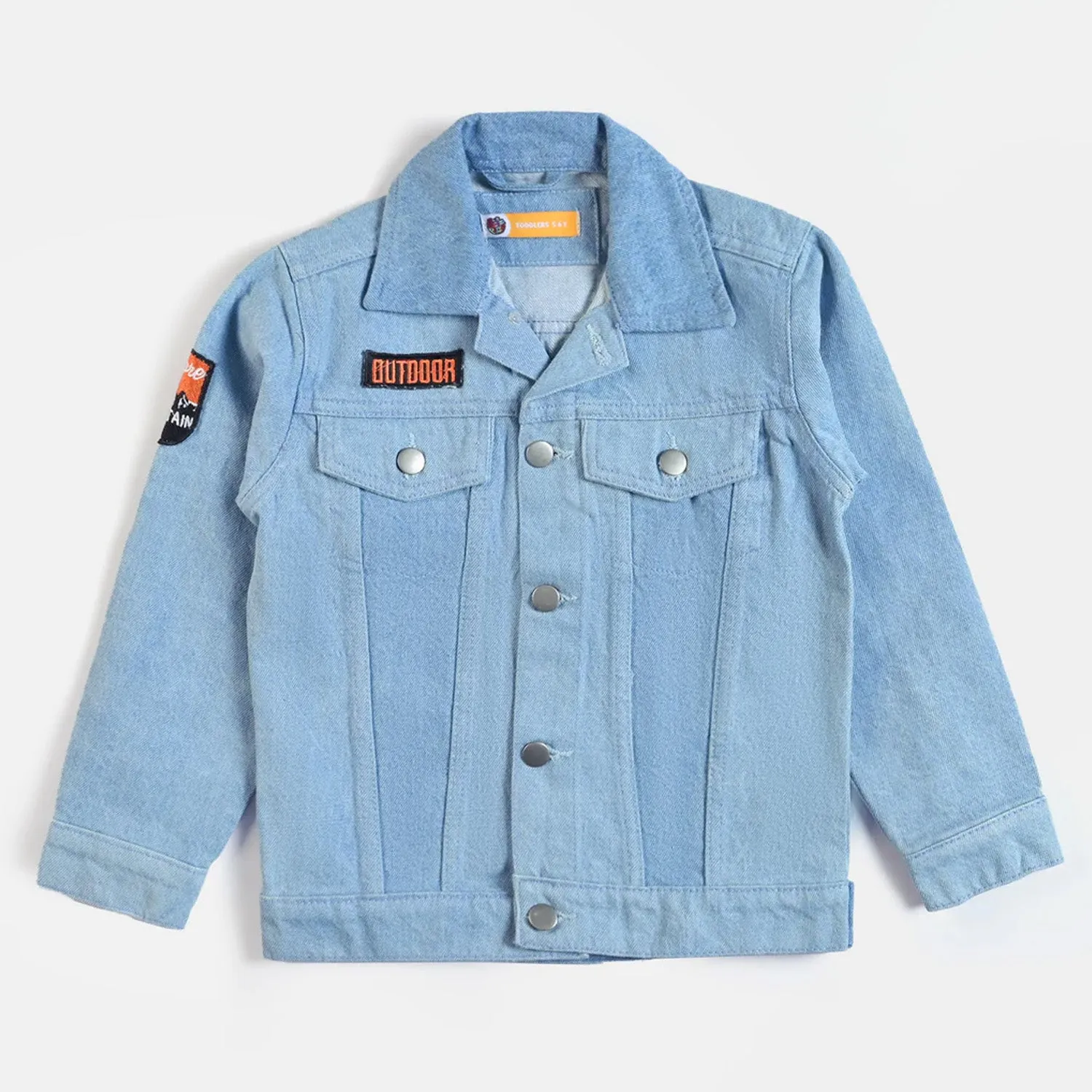 Boys Denim Jacket Outdoor-Ice Blue