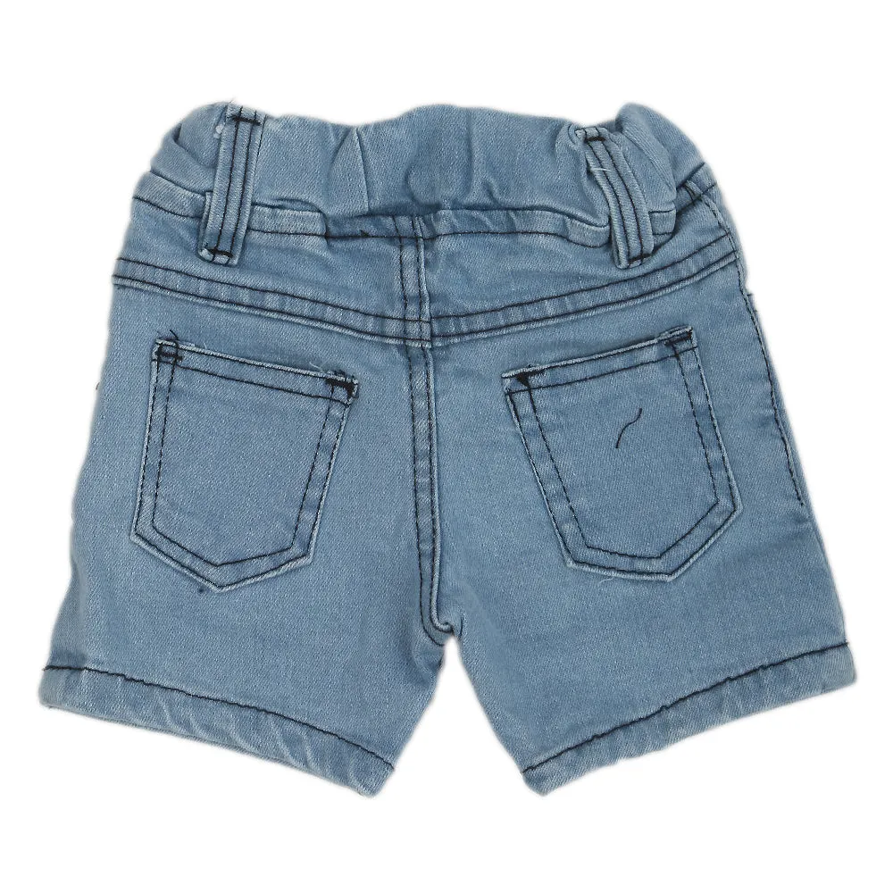 Boys Denim Short - Light Blue