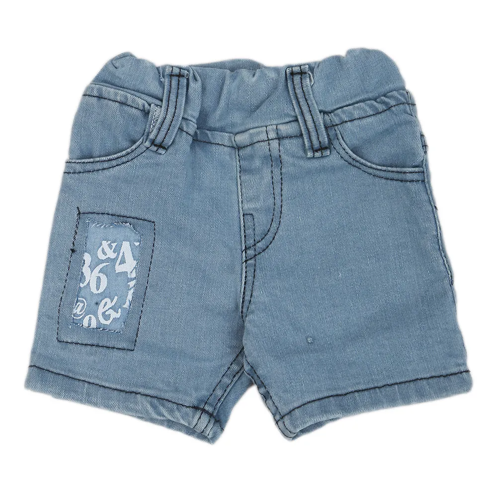 Boys Denim Short - Light Blue