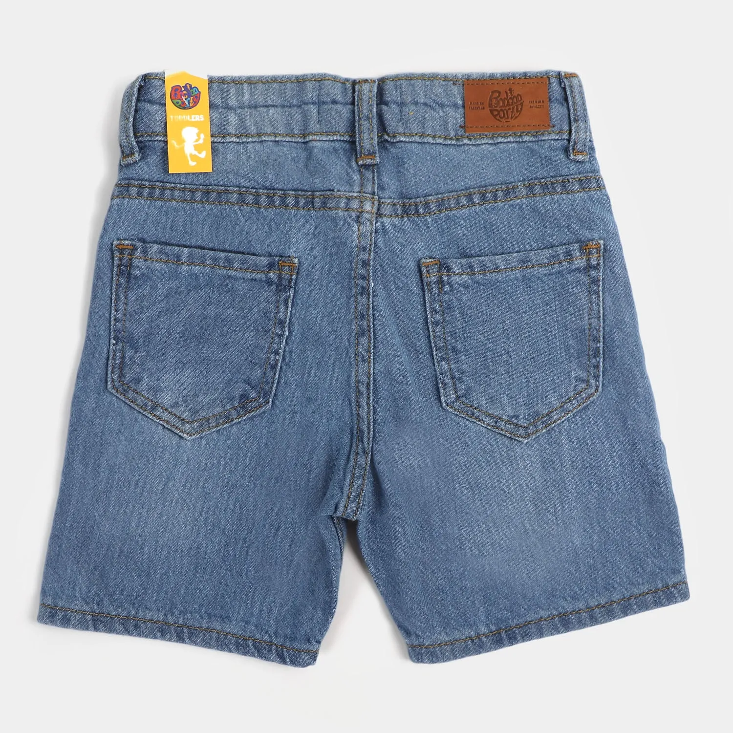 Boys Denim Short Summer Time - Light Blue