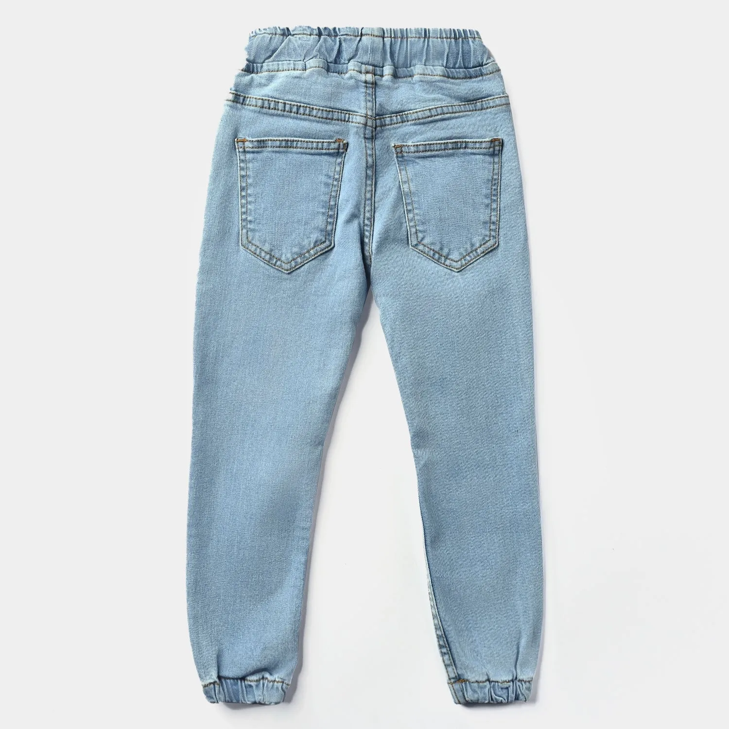 Boys Denim Stretch Pant Be Yourself-Ice Blue