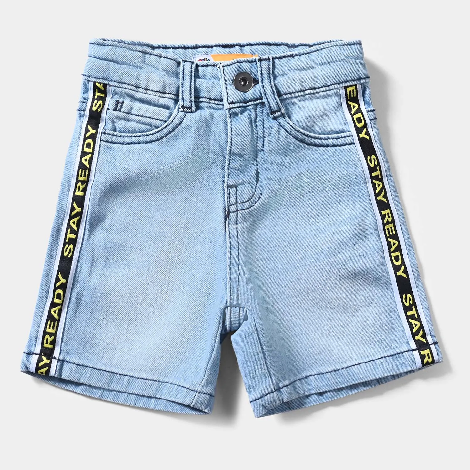 Boys Denim Stretch Short Stay Ready-LT.Blue