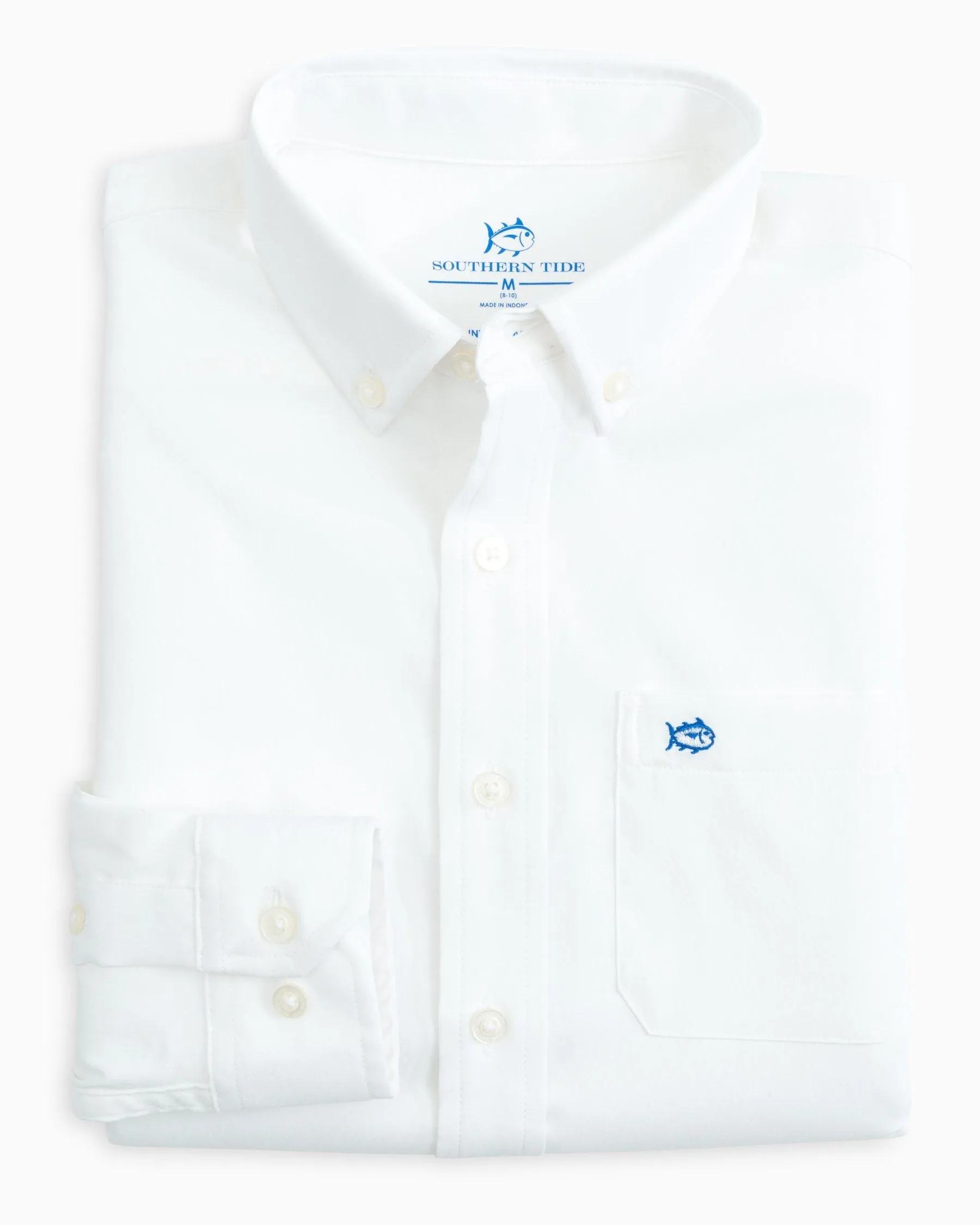 Boys Intercoastal Solid Button Down Shirt