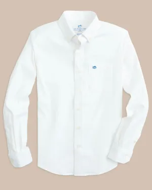 Boys Intercoastal Solid Button Down Shirt