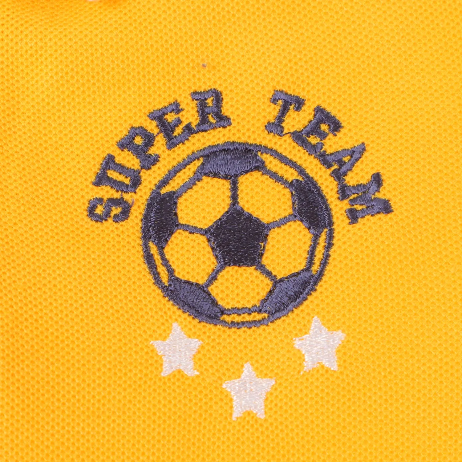 Boys Polo F/S T-Shirt Super Team - Yellow