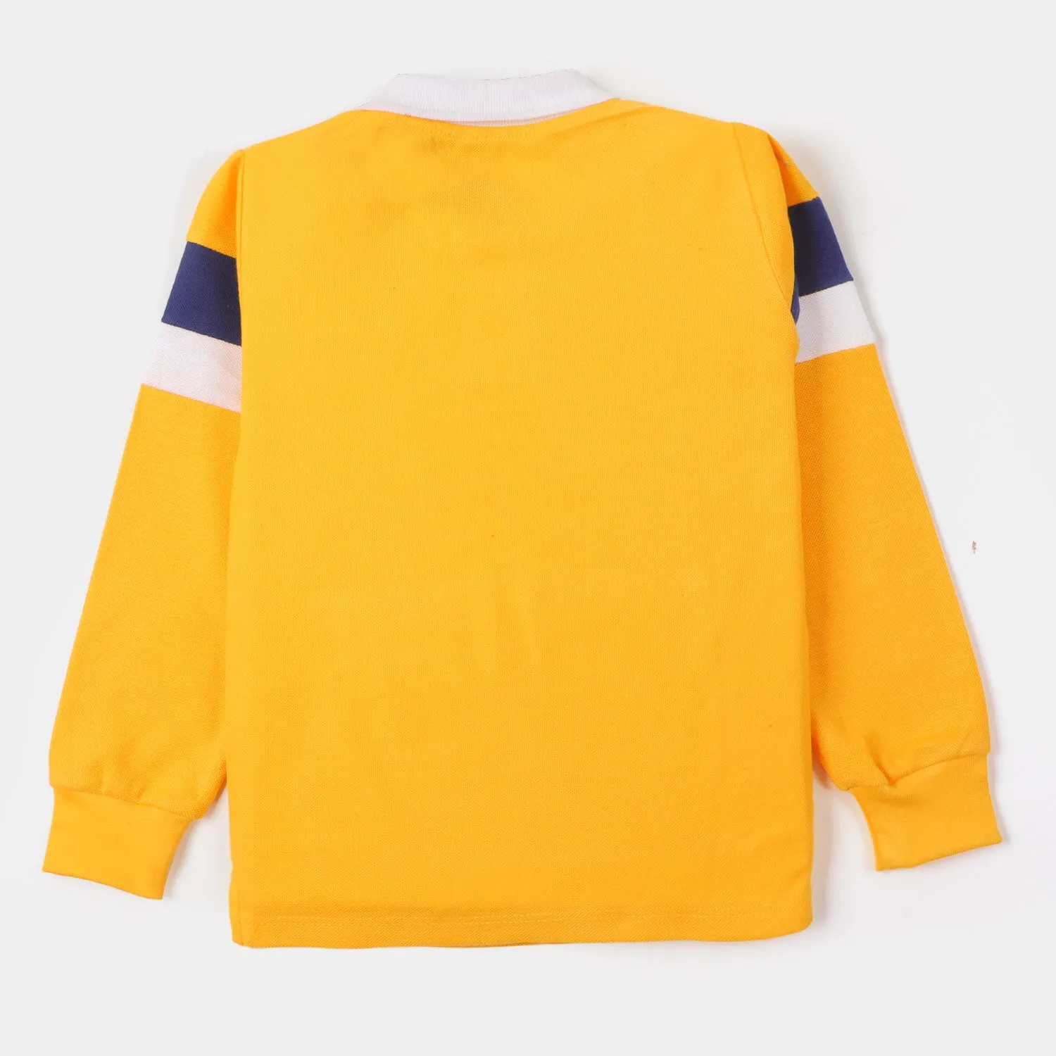 Boys Polo F/S T-Shirt Super Team - Yellow