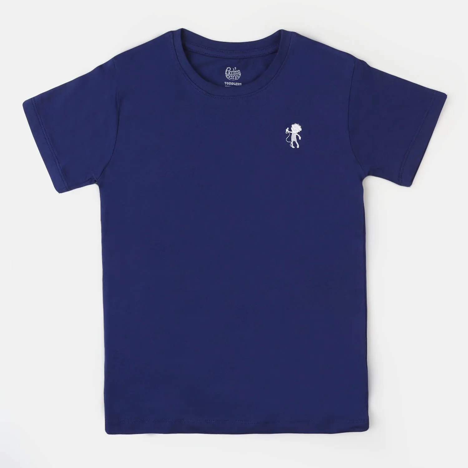 Boys Premium Lycra Jersey T-Shirt - Navy Blue