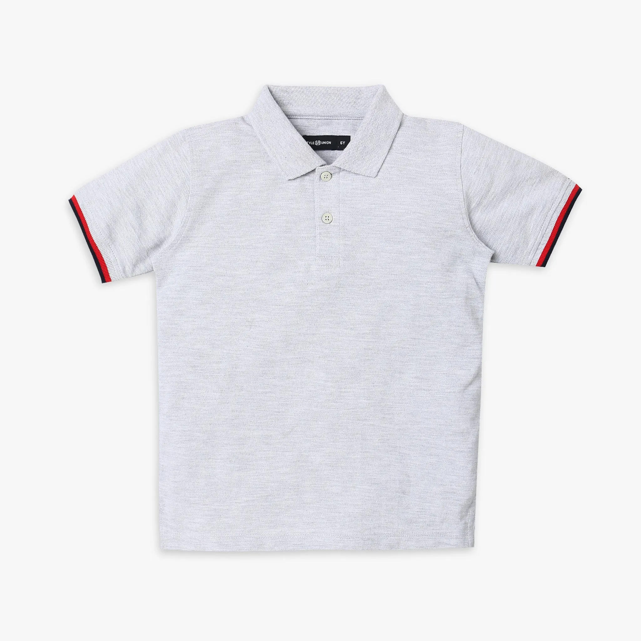 Boy's Regular Fit Solid Polo T-Shirt