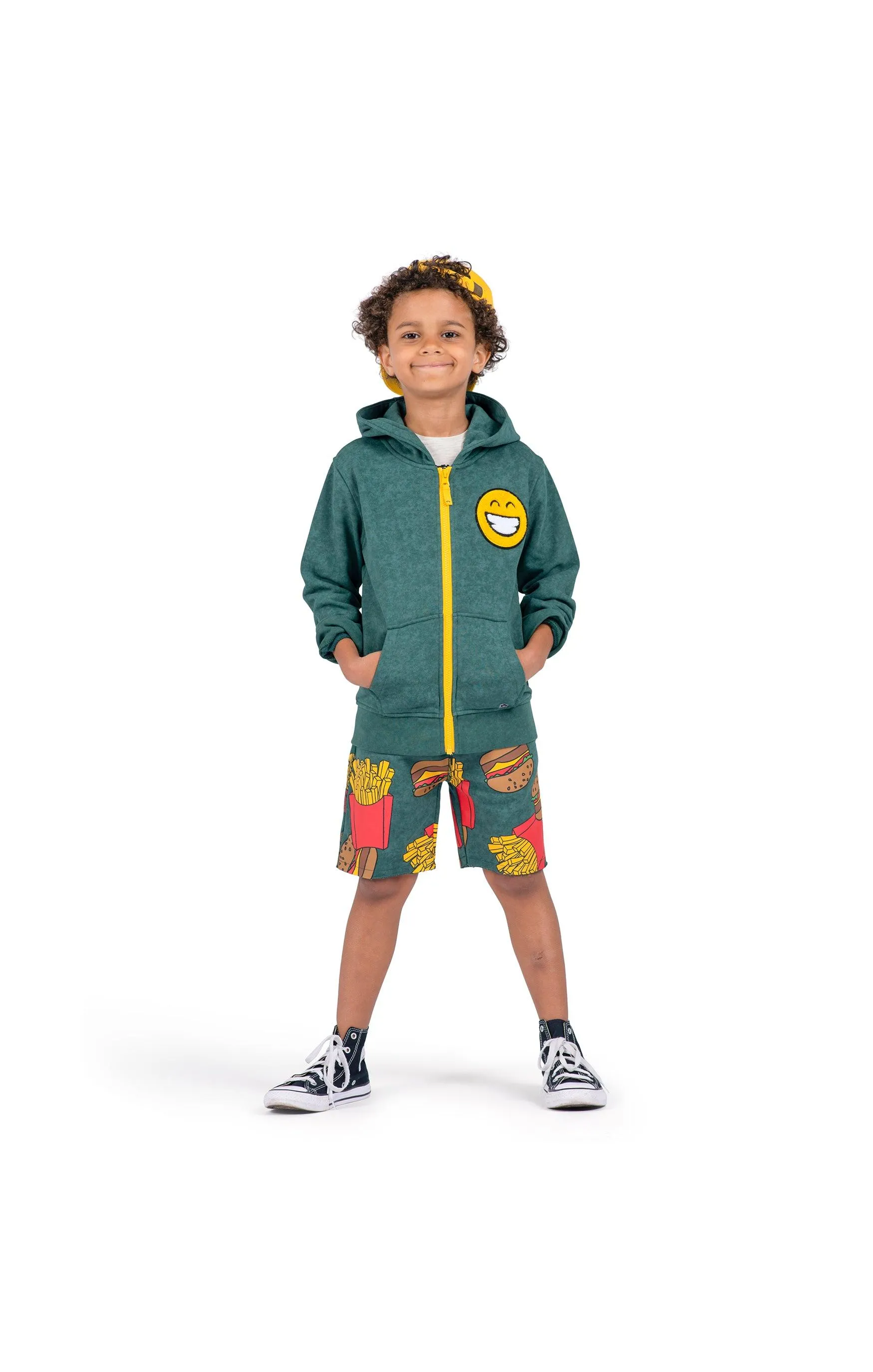 Boys Sweaters | Dark Green Striver Hoodie | Appaman