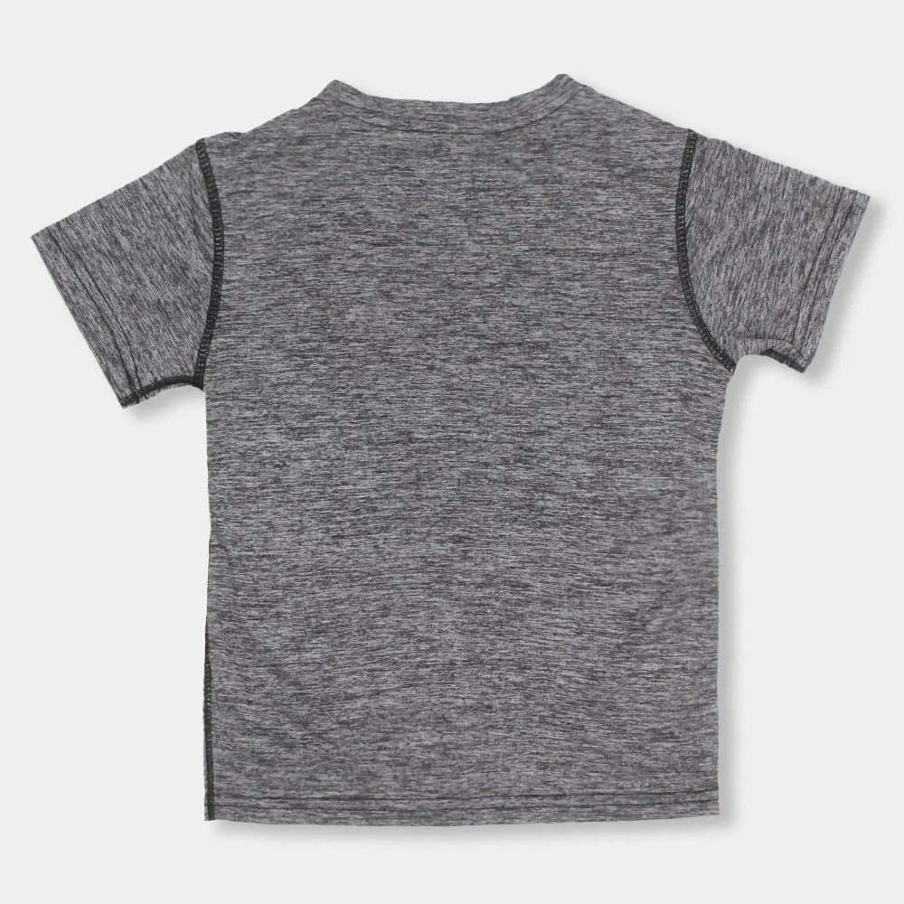 Boys T-Shirt H/S Warrior - GREY