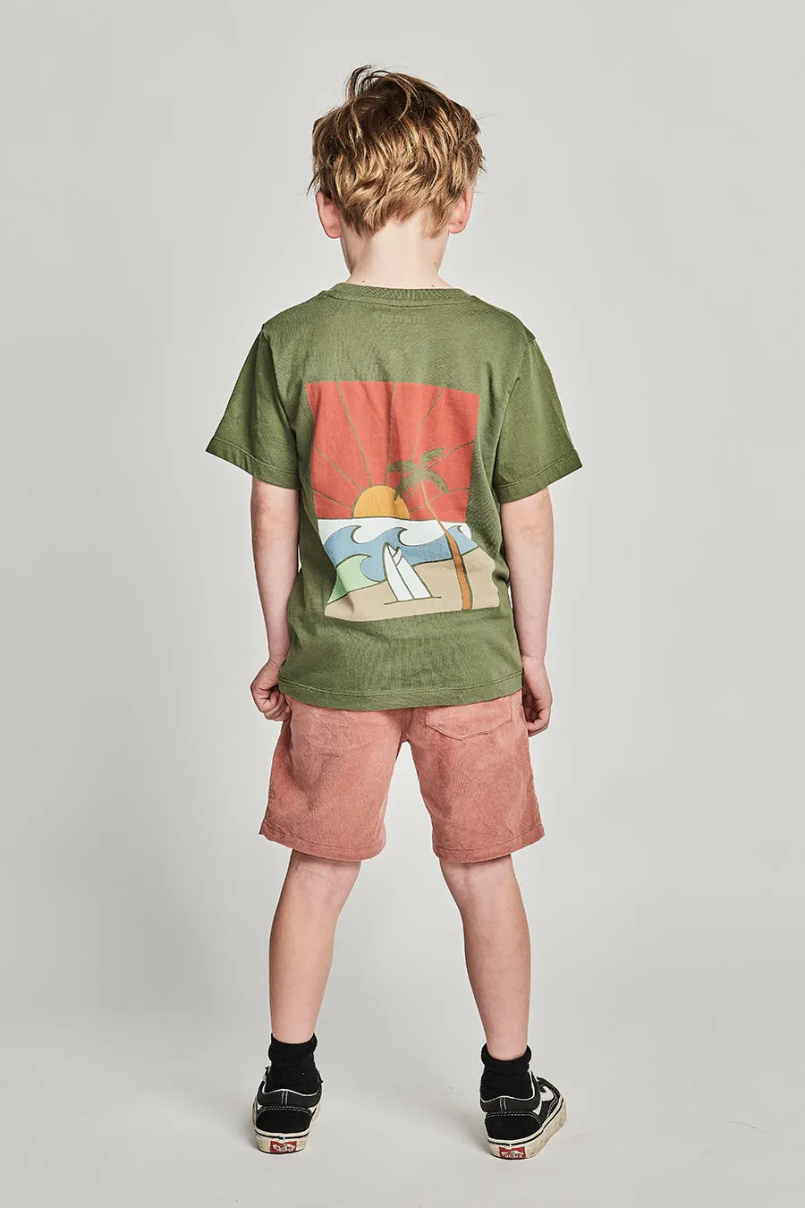 Boys T-Shirt Munster Kids Sunset Olivine