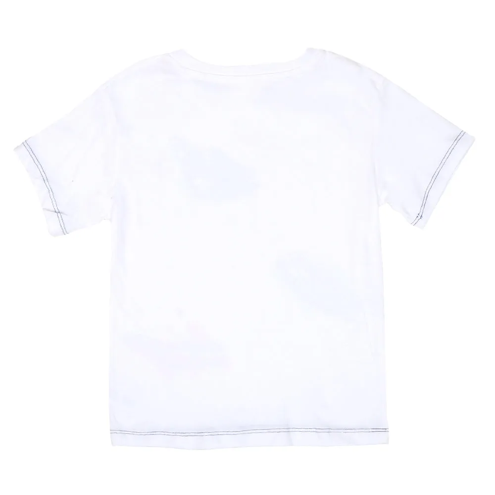 Boys T-shirt Sharks Specs-B.White