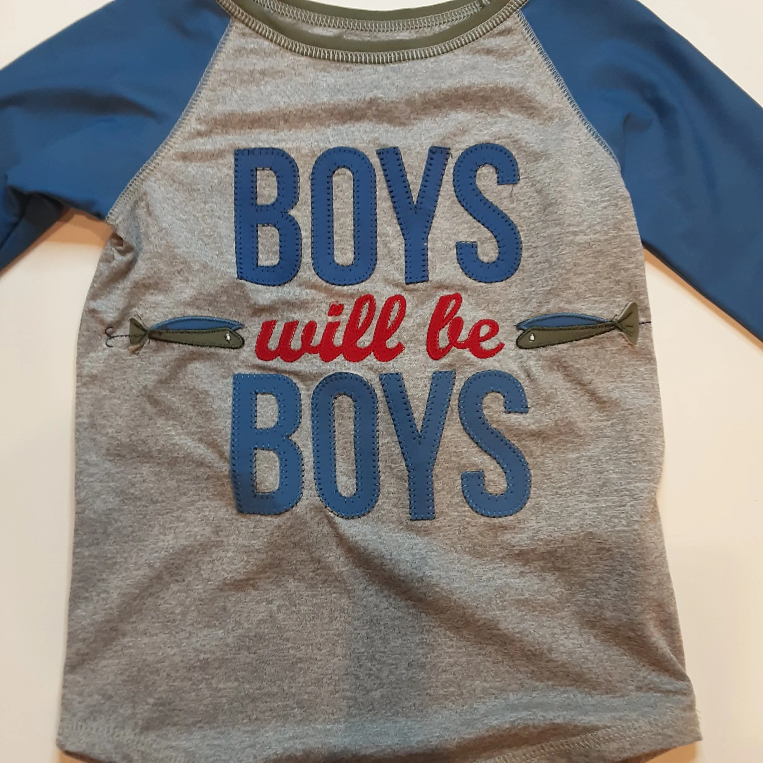 Boys Will Be Boys UPF50 Rash Guard Swim Shirt | Mud Pie