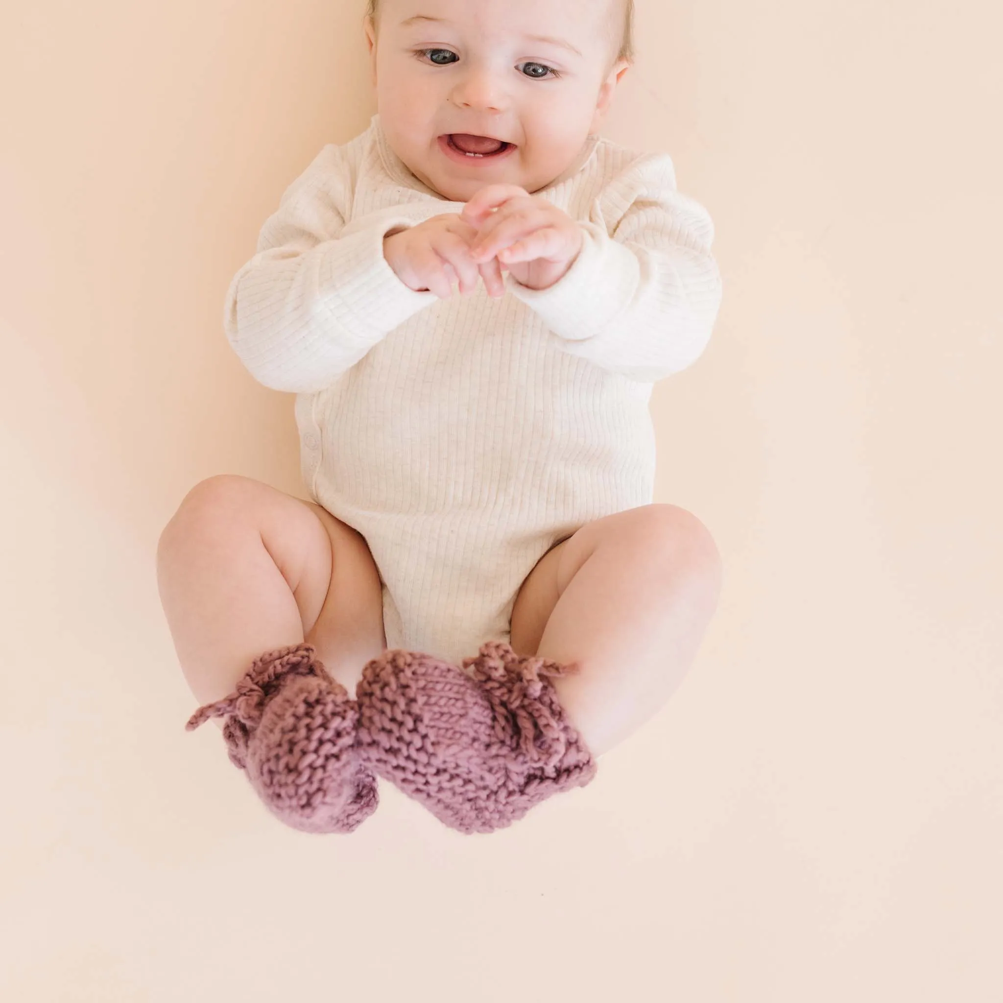 Classic Booties, Mauve