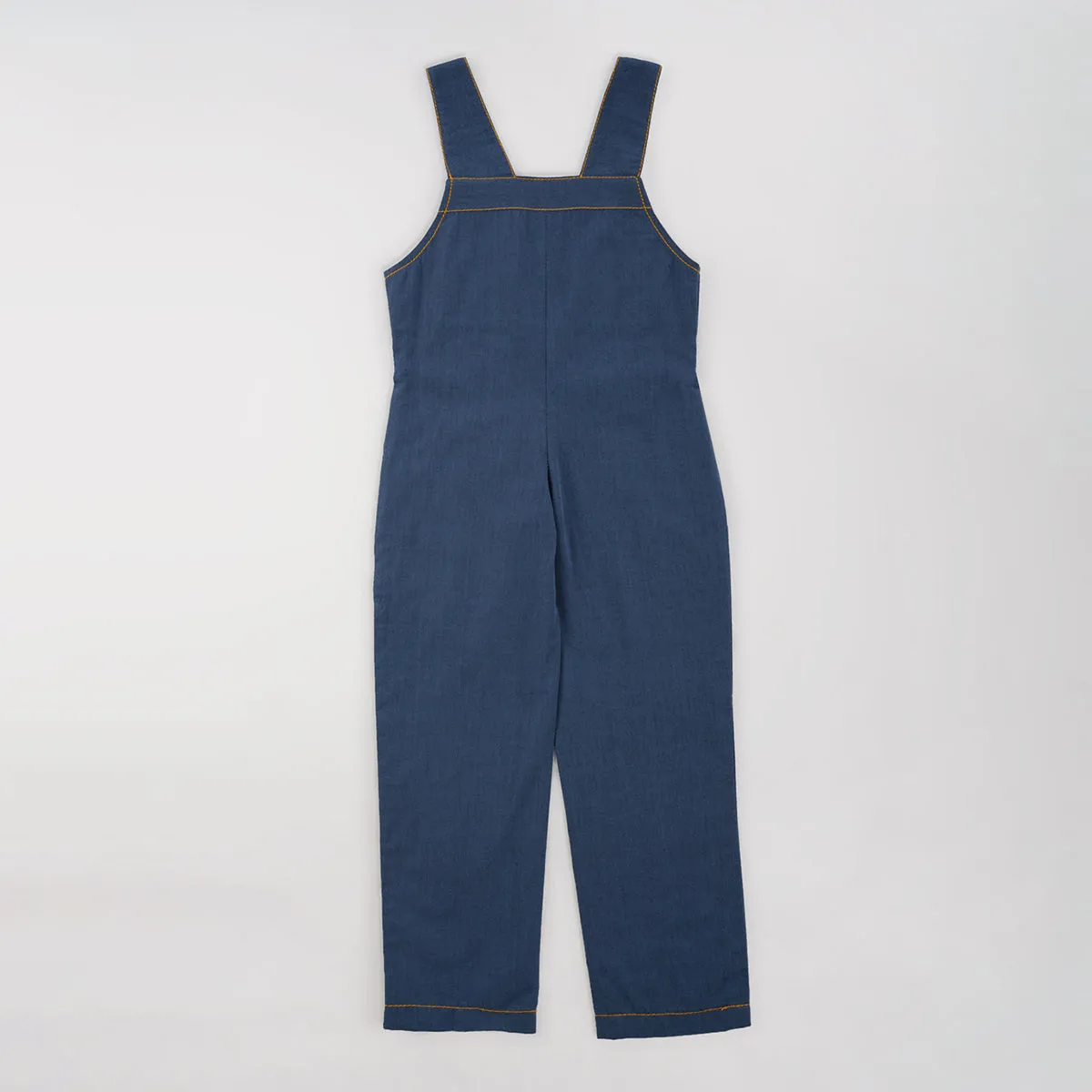 Cotton Chambray Dungaree | Playful Summer | Blue