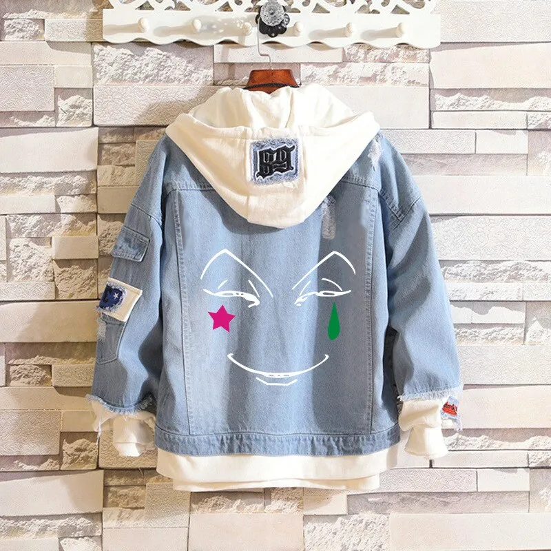 Denim Hoodie Set-2 Hunter X Hunter (Variants Available)