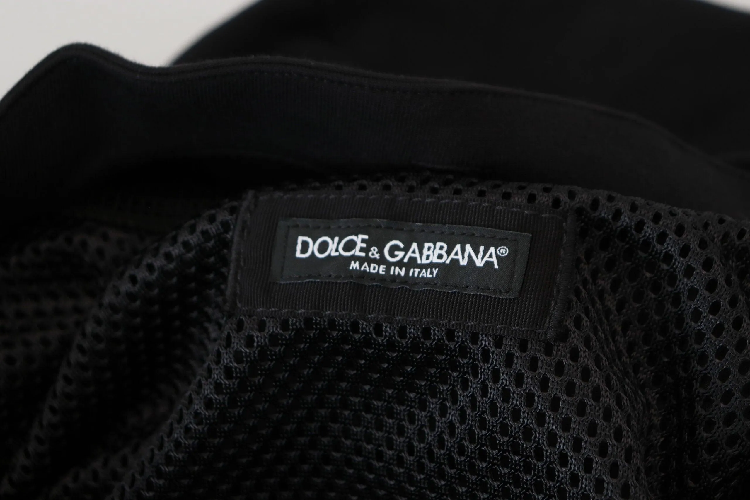 Dolce & Gabbana Black Nylon Hooded Full Zip Bomber Jacket