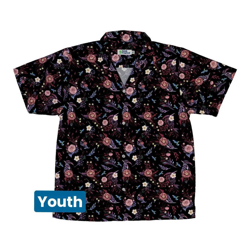 Episodic Camellia Bloom Youth Hawaiian Shirt