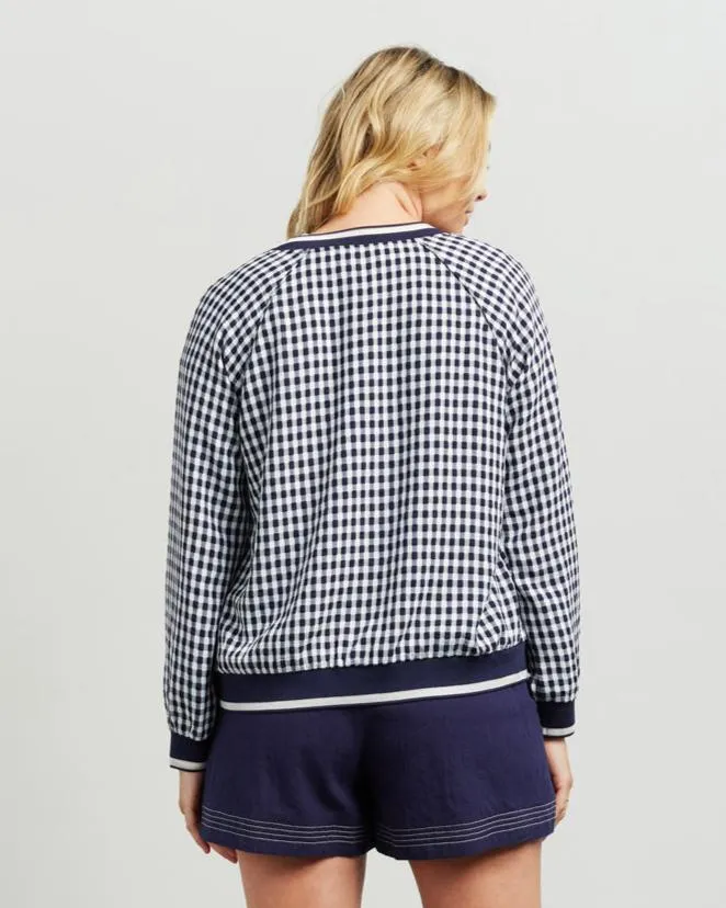 Et Alia Bobby Bomber - Ink/White check