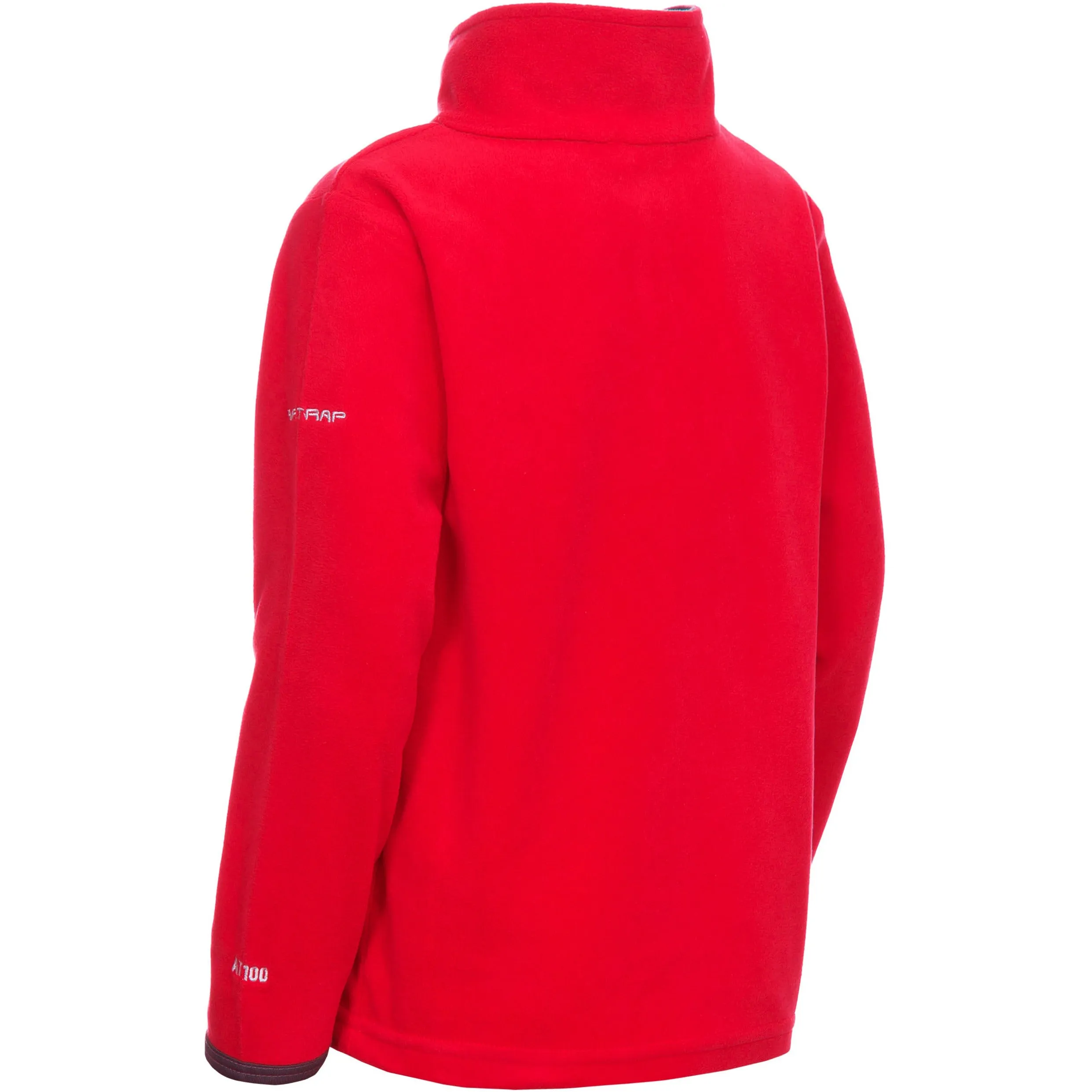 Etto Boys Half Zip Fleece in Red