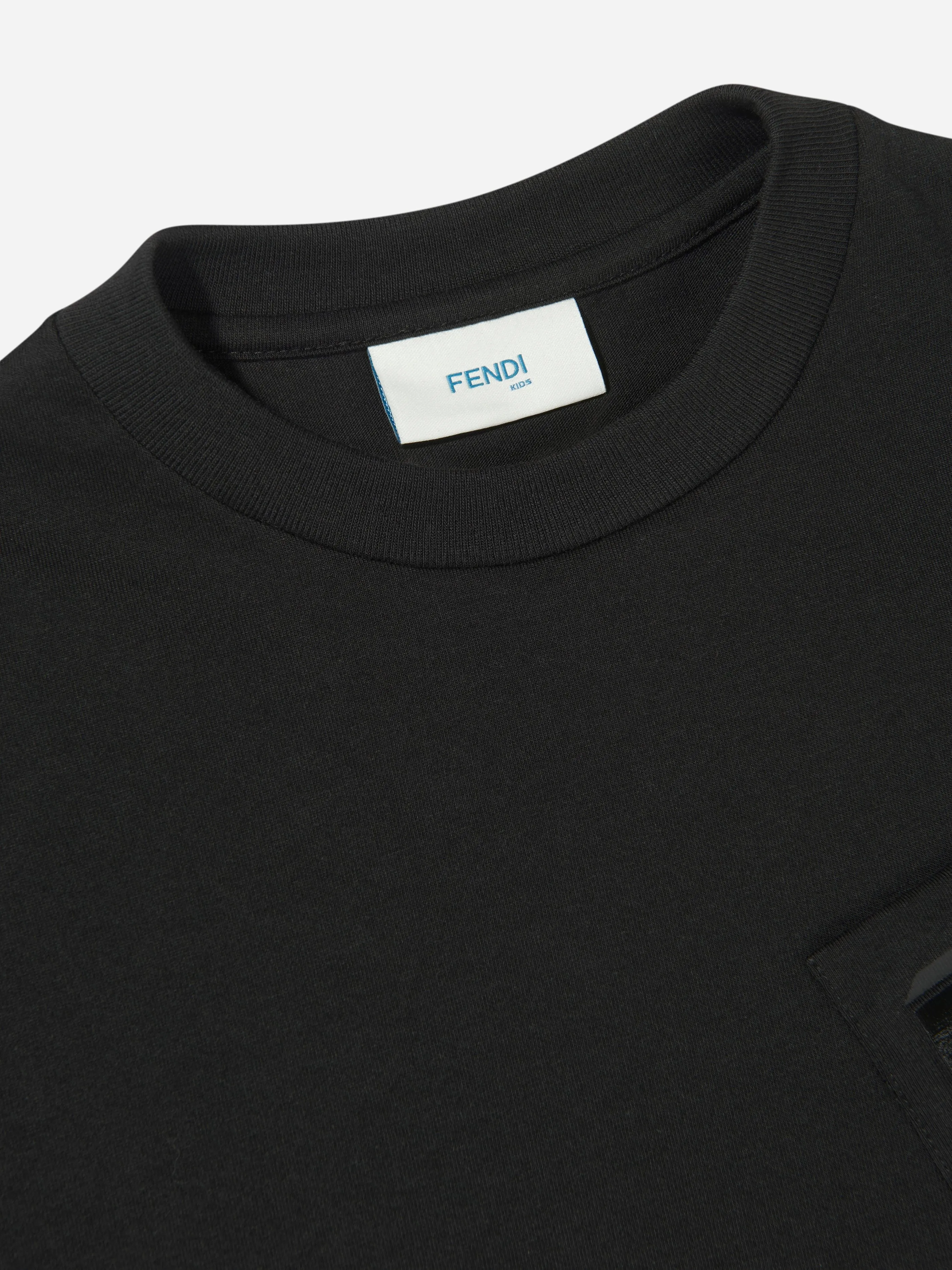 Fendi Boys Tonal FF Logo T-Shirt