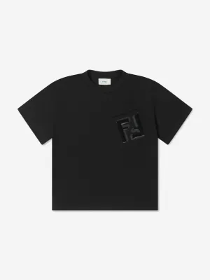 Fendi Boys Tonal FF Logo T-Shirt