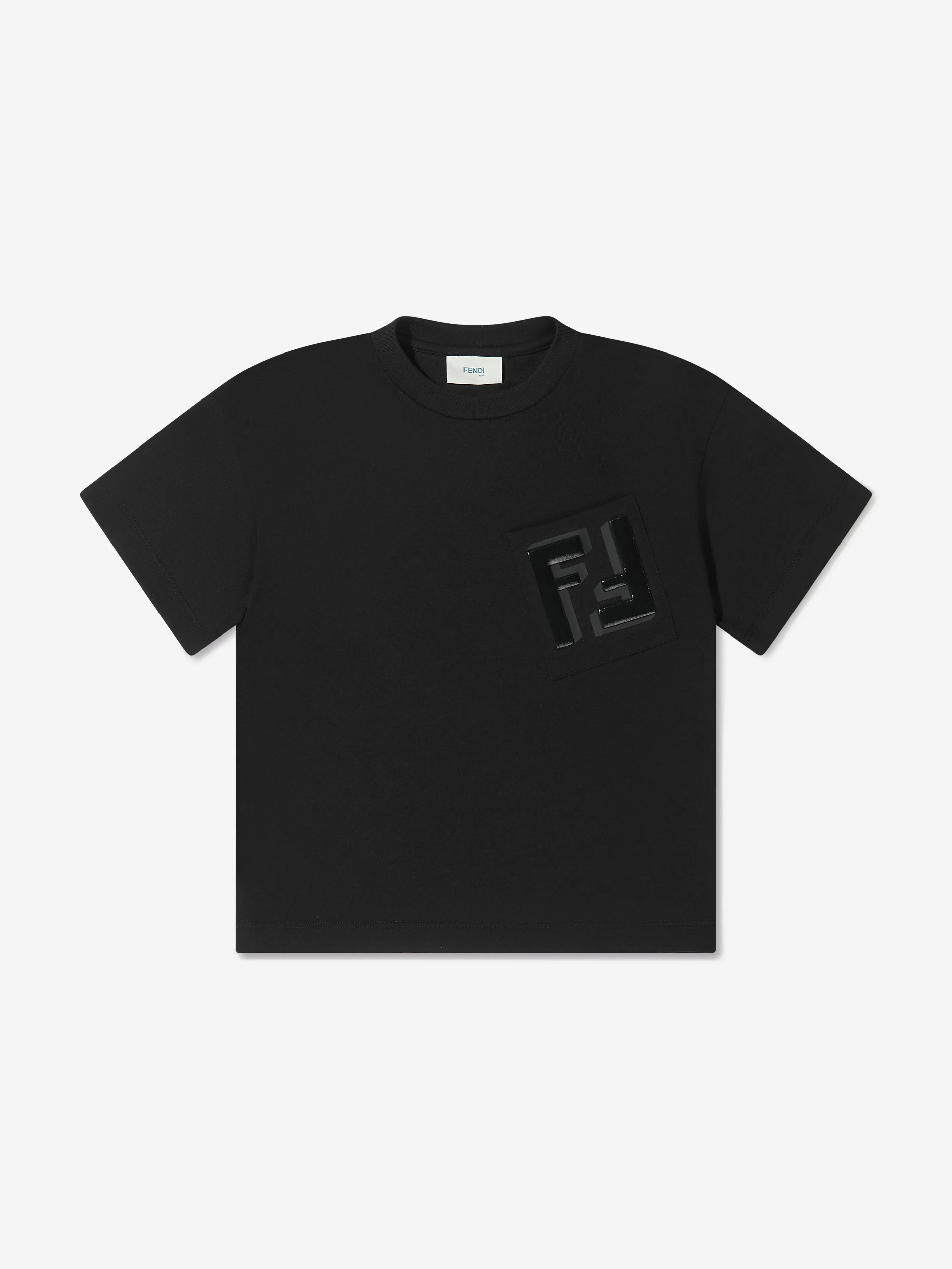 Fendi Boys Tonal FF Logo T-Shirt